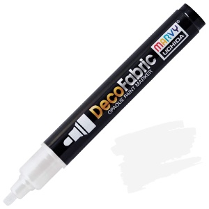 Marvy Uchida DecoFabric Opaque Paint Marker White