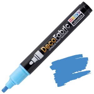 Marvy Uchida DecoFabric Opaque Paint Marker Light Blue