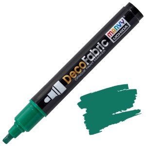 Marvy Uchida DecoFabric Opaque Paint Marker Green