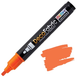 Marvy Uchida DecoFabric Opaque Paint Marker Orange