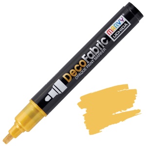 Marvy Uchida DecoFabric Opaque Paint Marker Gold
