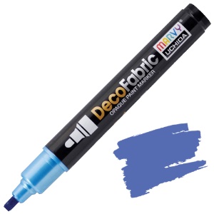 Marvy Uchida DecoFabric Opaque Paint Marker Pearl Blue