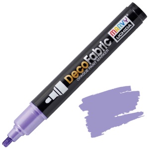 Marvy Uchida DecoFabric Opaque Paint Marker Pearl Violet