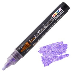 Marvy Uchida DecoFabric Just Glitter Premium Marker Glitter Violet