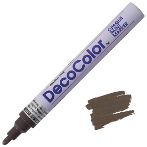 Marvy Uchida DecoColor Paint Marker Broad Dark Brown
