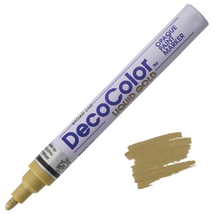 Marvy Uchida DecoColor Paint Marker Broad Gold