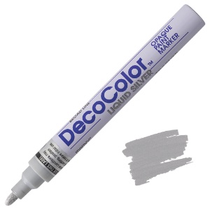Marvy Uchida DecoColor Paint Marker Broad Silver