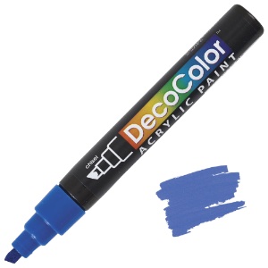 Marvy Uchida DecoColor Acrylic Marker Chisel Blue