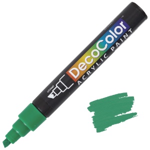 Marvy Uchida DecoColor Acrylic Marker Chisel Green