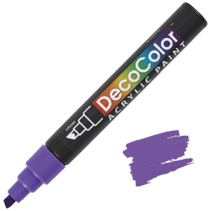 Marvy Uchida DecoColor Acrylic Marker Chisel Violet