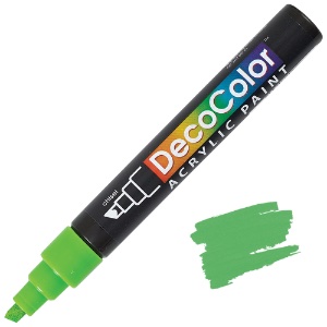 Marvy Uchida DecoColor Acrylic Marker Chisel Light Green