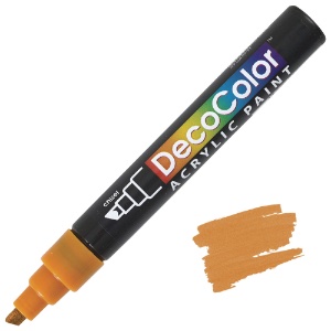 Marvy Uchida DecoColor Acrylic Marker Chisel Pumpkin