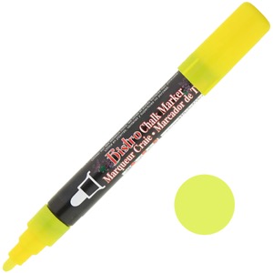 Marvy Uchida Bistro Chalk Marker Fluorescent Yellow