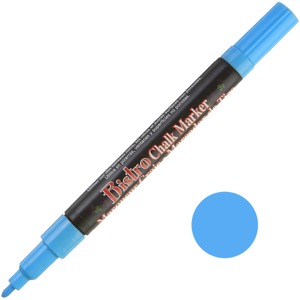 Marvy Uchida Bistro Chalk Marker Fine Fluorescent Light Blue