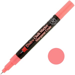 Marvy Uchida Bistro Chalk Marker Extra Fine Fluorescent Red