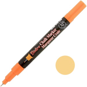 Marvy Uchida Bistro Chalk Marker Extra Fine Fluorescent Orange