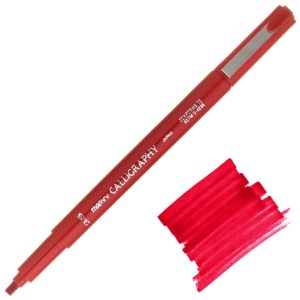 Marvy Calligraphy Marker 3.5mm Red