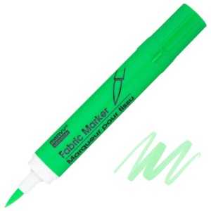 Marvy Uchida Fabric Brush Marker Fluorescent Green