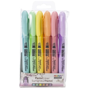 Marvy Pastel Liners 6pc