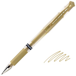 Uniball Signo Impact Gel Pen 1.0mm Gold