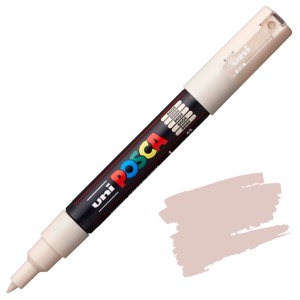 Uni POSCA PC-1M Acrylic Paint Marker Extra Fine 0.7mm Beige
