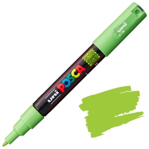 Uni POSCA PC-1M Acrylic Paint Marker Extra Fine 0.7mm Apple Green