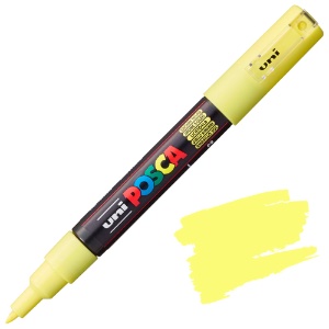 Uni POSCA PC-1M Acrylic Paint Marker Extra Fine 0.7mm Sunshine Yellow
