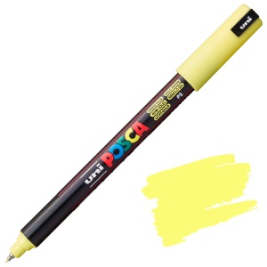 Uni POSCA PC-1MR Metal Tip Acrylic Paint Marker 0.7mm Sunshine Yellow