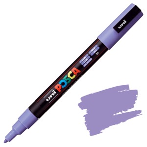 Uni POSCA PC-3M Acrylic Paint Marker Fine Bullet 1.3mm Lilac
