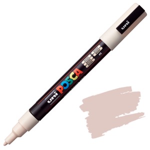 Uni POSCA PC-3M Acrylic Paint Marker Fine Bullet 1.3mm Beige