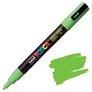 Uni POSCA PC-3M Acrylic Paint Marker Fine Bullet 1.3mm Apple Green