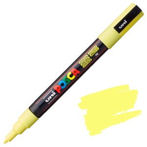 Uni POSCA PC-3M Acrylic Paint Marker Fine Bullet 1.3mm Sunshine Yellow