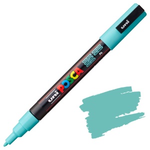 Uni POSCA PC-3M Acrylic Paint Marker Fine Bullet 1.3mm Aqua Green