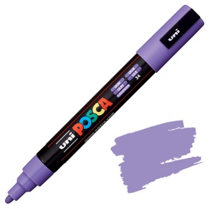 Uni POSCA PC-5M Acrylic Paint Marker Medium Bullet 2.5mm Lilac