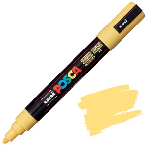 Uni POSCA PC-5M Acrylic Paint Marker Medium Bullet 2.5mm Straw Yellow