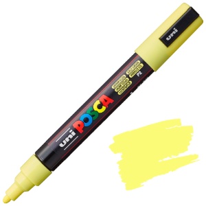 Uni POSCA PC-5M Acrylic Paint Marker Medium Bullet 2.5mm Sunshine Yellow