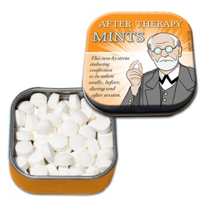Freud After Therapy (Psychotically Good) Mints with Reusable Tin
