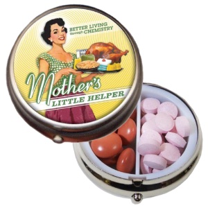 Unemployed Philosophers Guild Pill Box Mother's Little Helper