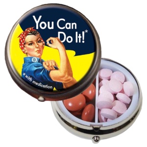 Unemployed Philosophers Guild Pill Box Rosie The Riveter