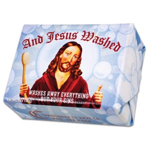 Unemployed Philosophers Guild Soap And Jesus Washed