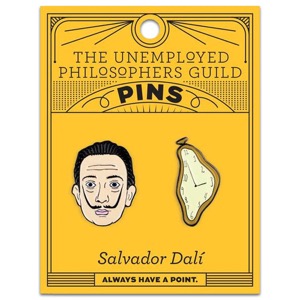 Unemployed Philosophers Guild Enamel Pins Dali & Watch