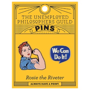 Unemployed Philosophers Guild Enamel Pins Rosie & We Can Do It