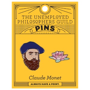 Unemployed Philosophers Guild Enamel Pins Monet & Lily