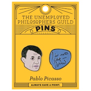 Unemployed Philosophers Guild Enamel Pins Picasso & Find