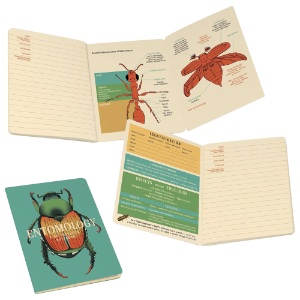 Unemployed Philosophers Guild Notebook 3.5"x5" Entomology