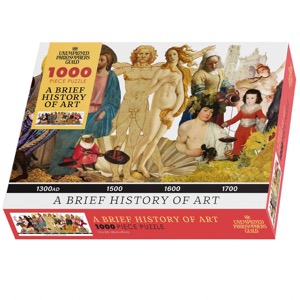 Unemployed Philosophers Guild Puzzle 1000 Piece Brief History of Art