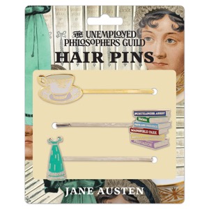 Unemployed Philosophers Guild Hair Pins Jane Austen