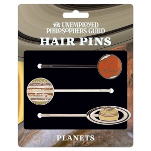 Unemployed Philosophers Guild Hair Pins Planets