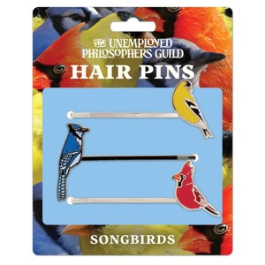 Unemployed Philosophers Guild Hair Pins Songbirds