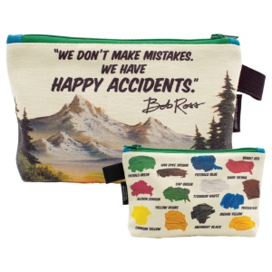 Unemployed Philosophers Guild Zipper Bag Bob Ross